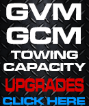 GVM, GCM and Towing Capacity Upgrades using premium quality components.